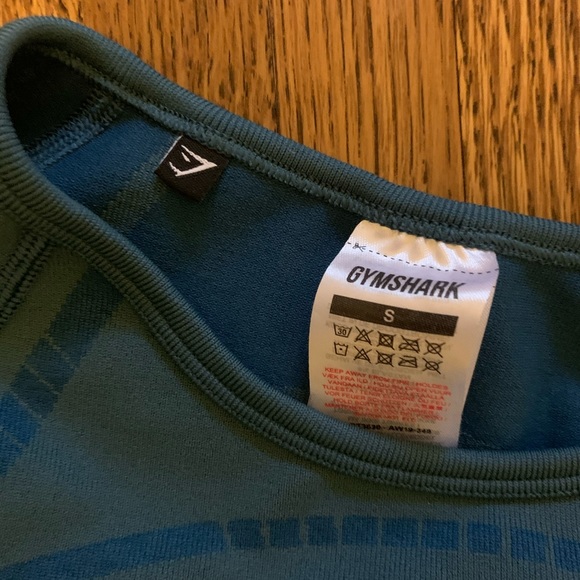 Geo Seamless Long Sleeve Crop Top - Picture 2 of 2